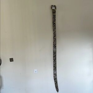 Reptile Patterned Belt